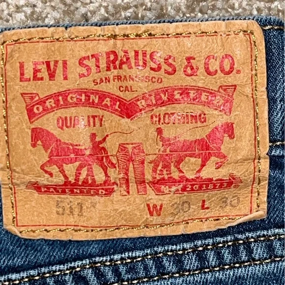 Levi’s‎ 511 Men's Blue Jeans Red Tab - Picture 11 of 14